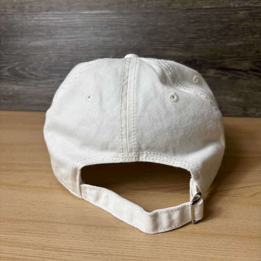 Malibu Beach Pickle Ball Hat Cap Strap Back Womens White Adjustable - Picture 5 of 9